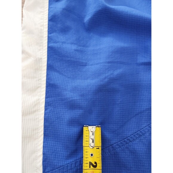 Nike Pants Mens XL Blue Track Windbreaker Y2K Storm Fit Activewear Pants Check - Picture 11 of 13